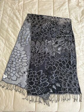 Collection XIIX Fringed Scarf/Shawl 78" x 22"